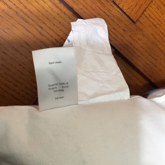 JCPENNEY HOME Ogee Embroidery Rectangular Throw Pillow - Picture 5 of 6